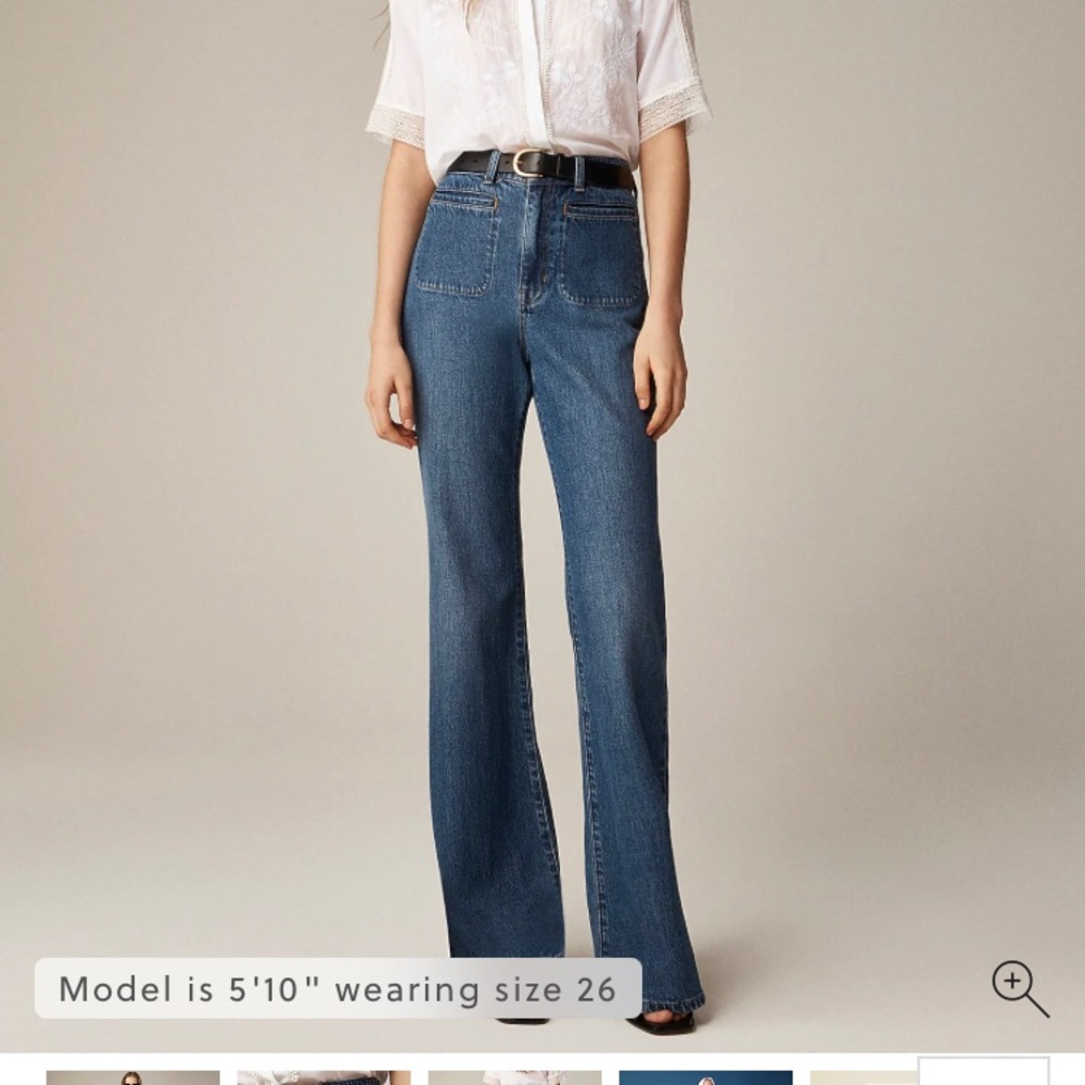 J. Crew Blue Flare Women's Jeans